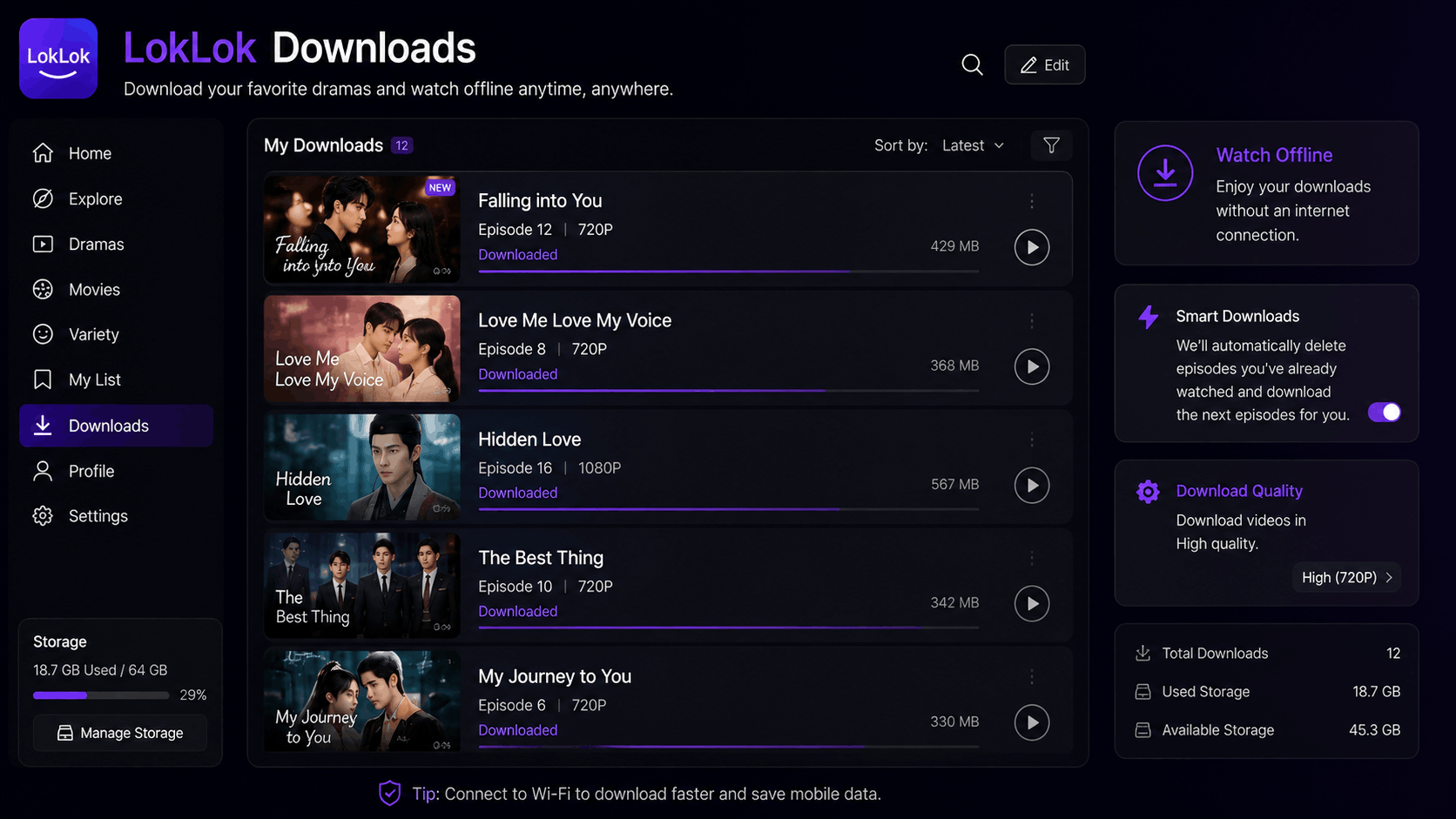 LokLok Offline Downloads